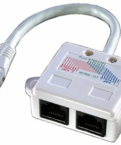 Zubehör Value T-Adapter RJ-45 Für ISDN Weiß