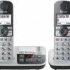 Schnurlose Telefone Panasonic KX-TGE522GS Schnurlostelefon Mit Anrufbeantworter Silber
