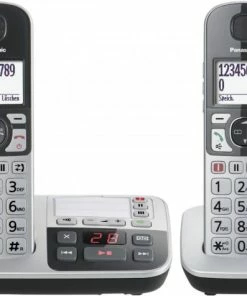 Schnurlose Telefone Panasonic KX-TGE522GS Schnurlostelefon Mit Anrufbeantworter Silber