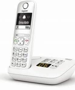 Schnurlose Telefone Gigaset AE690A Schnurlostelefon Mit Anrufbeantworter Weiß -Festnetz Verkaufsladen 0a4ad1e4 3dc5 4de4 80c3 453fae5992ee 600x600