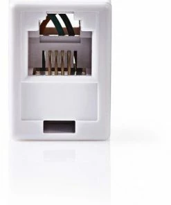 Zubehör Nedis TCGP90920WT RJ11-Kupplung RJ11-Buchse>RJ11-Buchse Weiß