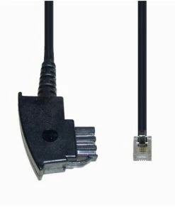 Zubehör E + P T 78 TAE-N+We-St. 6/4pol.,6m Schwarz