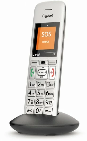 Schnurlose Telefone Gigaset E370HX Schnurlos Solo-Handteil Silber/grau 3 Schnurlose Telefone Gigaset E370HX Schnurlos Solo-Handteil Silber/grau – Bild 3