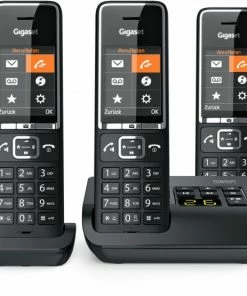 Schnurlose Telefone Gigaset Comfort 550A Trio Schnurlostelefon Mit Anrufbeantworter Schwarz/chrom -Festnetz Verkaufsladen 2258c829 f252 40c7 b3ab 96455a53b85a 600x600