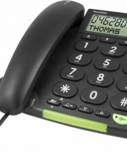 Telefone Mit Kabel Doro PhoneEasy 312 Cs Schnurgebundenes Telefon Schwarz