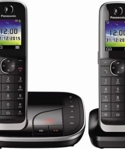 Schnurlose Telefone Panasonic KX-TGJ322GB Schnurlostelefon Mit Anrufbeantworter Schwarz -Festnetz Verkaufsladen 341d8d0f b728 4cb5 b199 3dbec4781ee5 600x600