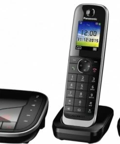 Schnurlose Telefone Panasonic KX-TGJ323GB Schnurlostelefon Mit Anrufbeantworter Schwarz