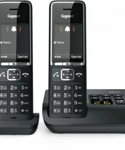 Schnurlose Telefone Gigaset Comfort 550A Duo Schnurlostelefon Mit Anrufbeantworter Schwarz/chrom -Festnetz Verkaufsladen 441d0a96 1009 4b0a 94bf f428dbc7d99a 600x600