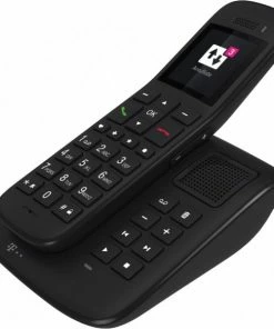 Schnurlose Telefone Telekom Sinus A32 Schnurlostelefon Mit Anrufbeantworter Ebenholz
