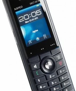 Schnurlose Telefone Agfeo DECT 60 IP Schnurlos Solo-Handteil Schwarz
