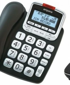 Schnurlose Telefone Emporia GD61ABB Schnurlos + Schnurgebunden Mit AB