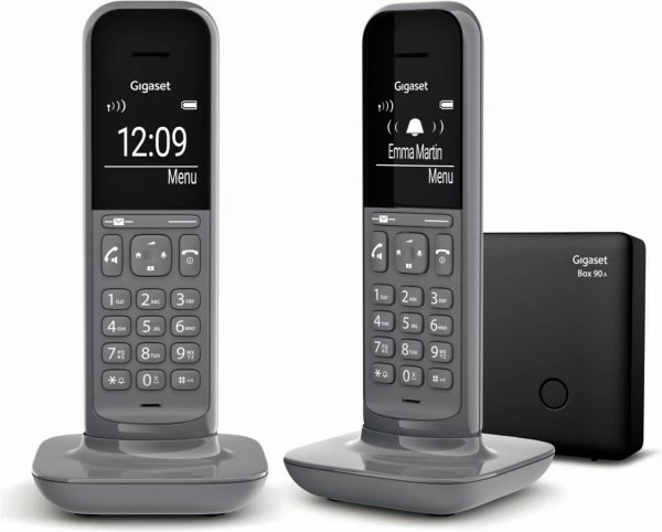 Schnurlose Telefone Gigaset CL390A Duo Schnurlostelefon Mit Anrufbeantworter Dark Grey 1 Schnurlose Telefone Gigaset CL390A Duo Schnurlostelefon Mit Anrufbeantworter Dark Grey