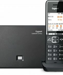 TK-Anlagen Gigaset Comfort 550A IP Flex Schnurloses IP-Telefon Schwarz/chrom -Festnetz Verkaufsladen 6e111079 18f6 45e3 895a 0ede1d754bea 600x600
