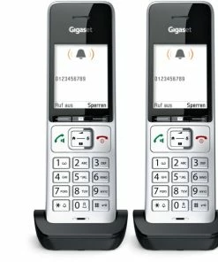 Schnurlose Telefone Gigaset Comfort 500HX Duo Schnurlos Solo-Handteil Silber/schwarz -Festnetz Verkaufsladen 6f140bb8 12e2 46e3 90b3 1002062ac3ac 600x600