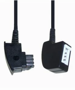 Zubehör E + P T 27/3 TAE-K. N-Norm TAE-St.>Ku.,3m Telefonkabel Schwarz