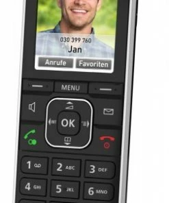 TK-Anlagen AVM FRITZ!Fon C6 Black Schnurloses IP-Telefon Schwarz