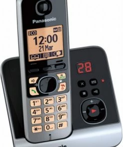 Schnurlose Telefone Panasonic KX-TG6721GB Schnurlostelefon Mit Anrufbeantworter Schwarz -Festnetz Verkaufsladen 72c39fcc 4778 e311 93f7 005056914c46 600x600
