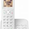 Schnurlose Telefone Panasonic KX-TGC420GW Schnurlostelefon Mit Anrufbeantworter Weiß