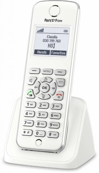 TK-Anlagen AVM FRITZ!Fon M2 Schnurloses IP-Telefon Weiß 1 TK-Anlagen AVM FRITZ!Fon M2 Schnurloses IP-Telefon Weiß