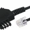 Zubehör Hama TAE F-Kabel Universal (3m) Telefonkabel Schwarz