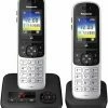 Schnurlose Telefone Panasonic KX-TGH722GS Schnurlostelefon Mit Anrufbeantworter Schwarz