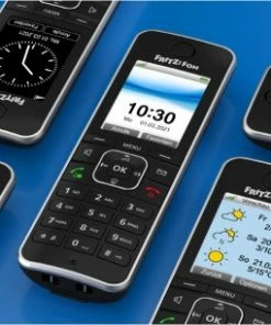 TK-Anlagen AVM FRITZ!Fon C6 Black Schnurloses IP-Telefon Schwarz -Festnetz Verkaufsladen 84633a83 28fd 47b2 9dfd 06e1a32a8ddf 600x600