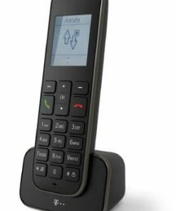 Schnurlose Telefone Telekom Sinus 207 Pack Schnurlos Solo-Handteil Schwarz