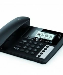 Schnurlose Telefone Telekom Sinus PA 207 Plus 1 Schnurlos + Schnurgebunden Mit AB Schwarz