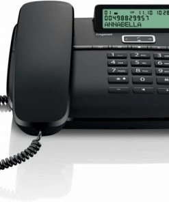 Telefone Mit Kabel Gigaset DA611 Schnurgebundenes Telefon Schwarz