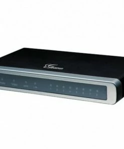 TK-Anlagen Grandstream GXW4108 IP-Telefonanlage Schwarz/silber