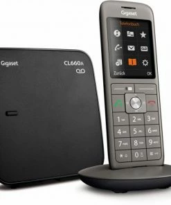 Schnurlose Telefone Gigaset CL660A Schnurlostelefon Mit Anrufbeantworter Anthrazit/schwarz -Festnetz Verkaufsladen 9b0d3453 456f 4c31 b77e 3b47899bbc72 600x600
