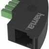 Zubehör Hama TAE-U-Stecker>Modular-Kupplung 6p6c Schwarz