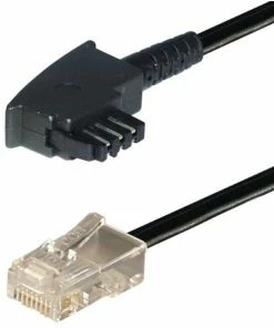 Zubehör Hapena T 839 AVM 0,5m Anschlusskabel Für Modem Schwarz