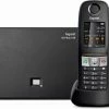 Schnurlose Telefone Gigaset E 630 A GO Schnurlostelefon Mit Anrufbeantworter Schwarz