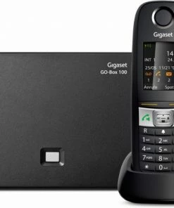 Schnurlose Telefone Gigaset E 630 A GO Schnurlostelefon Mit Anrufbeantworter Schwarz