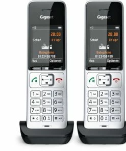Schnurlose Telefone Gigaset Comfort 500HX Duo Schnurlos Solo-Handteil Silber/schwarz -Festnetz Verkaufsladen a5995423 229a 4322 a561 2b37bd6b49b1 600x600