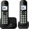 Schnurlose Telefone Panasonic KX-TGC462GB Schnurlostelefon Mit Anrufbeantworter Schwarz