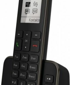 Schnurlose Telefone Telekom Sinus A 207 Schnurlostelefon Mit Anrufbeantworter Schwarz