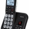 Schnurlose Telefone Emporia GD61AB Schnurlostelefon Mit Anrufbeantworter