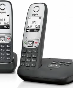 Schnurlose Telefone Gigaset A 415 A Duo Schnurlostelefon Mit Anrufbeantworter Schwarz -Festnetz Verkaufsladen c56c8f64 c1ff 4922 b065 84684b49126d 600x600