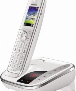 Schnurlose Telefone Panasonic KX-TGJ320GW Schnurlostelefon Mit Anrufbeantworter Weiß -Festnetz Verkaufsladen d356fd48 6f73 419b 8ec8 f34a1601078e 600x600