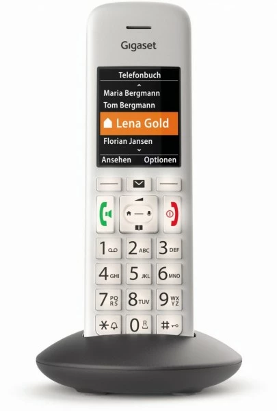 Schnurlose Telefone Gigaset E370HX Schnurlos Solo-Handteil Silber/grau 4 Schnurlose Telefone Gigaset E370HX Schnurlos Solo-Handteil Silber/grau – Bild 4