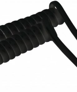 Zubehör Valueline VLTP90100B50 Hörerspiralkabel (5m) Schwarz