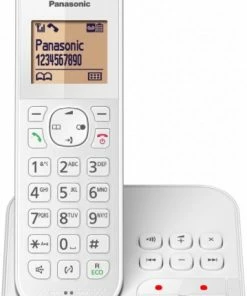 Schnurlose Telefone Panasonic KX-TGC420GW Schnurlostelefon Mit Anrufbeantworter Weiß -Festnetz Verkaufsladen df4647cd a255 49d7 b956 450ff543cfe4 600x600