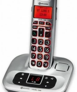 Schnurlose Telefone Amplicomms BigTel 1280 Schnurlostelefon Mit Anrufbeantworter