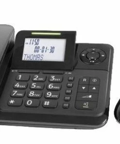 Schnurlose Telefone Doro Comfort 4005 Combo Schnurlos + Schnurgebunden Mit AB Schwarz