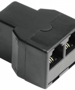 Zubehör Hama Mod.-Kuppl.>2 Mod.-Kuppl. US6P4C Schwarz