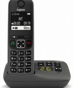 Schnurlose Telefone Gigaset AE690A Schnurlostelefon Mit Anrufbeantworter Anthrazit