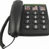Telefone Mit Kabel Doro PhoneEasy 331 Ph Schnurgebundenes Telefon Schwarz