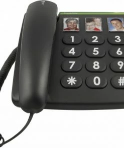 Telefone Mit Kabel Doro PhoneEasy 331 Ph Schnurgebundenes Telefon Schwarz